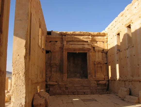 Remains of the Great Temple at Palmyra